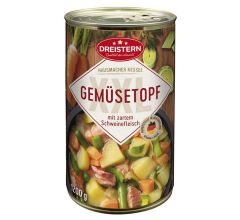 Dreistern Konserven Dreistern Gemüsetopf mit Schweinefleisch