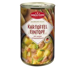 Dreistern Konserven Dreistern Kartoffeltopf mit Schweinefleisch