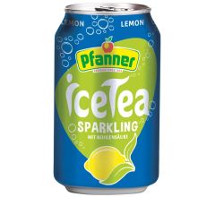 Hermann Pfanner Getr&auml;nke GmbH Pfanner Eistee Lemon Sparkling 24x0,33l