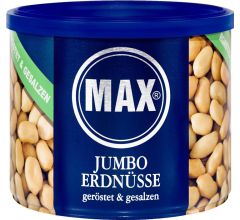 Max Kiene GmbH MAX Jumbo Erdn&uuml;sse ger&ouml;stet & gesalzen