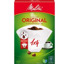 Melitta Europa GmbH & Co.KG Melitta Filtertüten weiß 1x4 - 80 Stück 