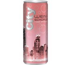 Peter Mertes City Weinschorle Ros&eacute;-Spritzer Pfirsich Erdbeere