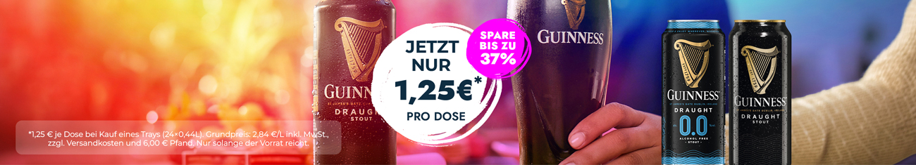 Guinness Dose Aktion günstig kaufen bei DosenExpress